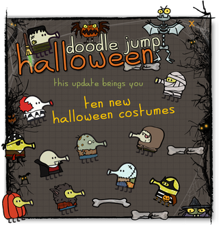 Doodle Jump Halloween Wall Graphics!