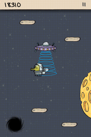 Doodle Jump (Space Theme) High Score 301,957 points NO CHEATS OR