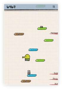 Doodle Jump has landed on the Marketplace