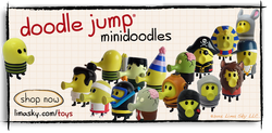 Doodle Jump - Doodle Jump Classic, Ninja, and Soccer plush are sold out  online. minidoodles and megadoodles are still available. some in limited  quantities