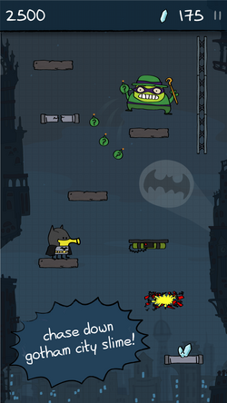 Doodle Jump DC Super Heroes Review  Batman Doodler iPhone App - iOS  Gameplay & Let's Play 