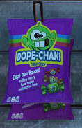 На пачке конфет «Dopechan»