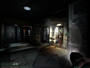 Sentry Bot attacking a Z-Sec