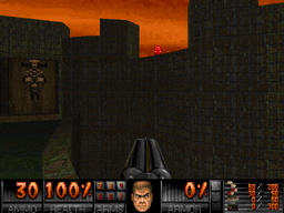 The red skull key in  of 