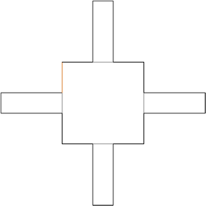 Map of Alistair Brown's CROSS