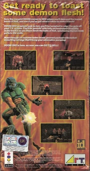 Back cover for the 3DO version of Doom