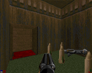 Secret #2 A room with a rocket launcher and some rockets.