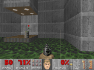 Small trail near rising column