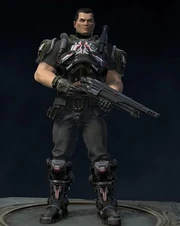 Doom Slayer's Pro-League armor: "Pro League:The official jersey of the Quake Pro League