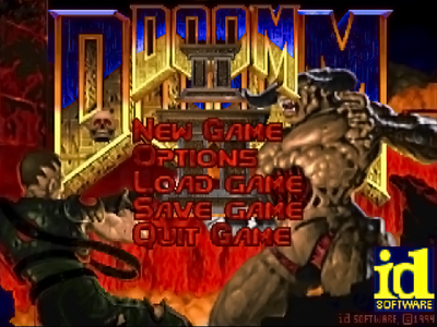 Menu DoomII