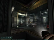 Lots of windows in this level allow to see future rooms.