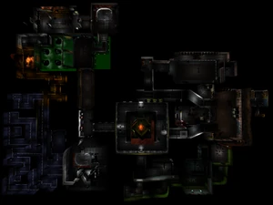 Classic Doom E1M4 Overhead