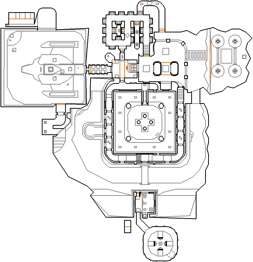 Map of the Cosmodrome