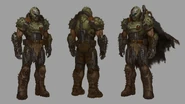 Doom: The Dark Ages Doom Slayer concept art.