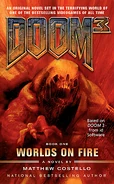 Doom 3: Worlds on Fire novel cover