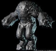 A cut model for the Demon. Possible early guardian.