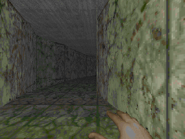 Green marble hallway, east segment