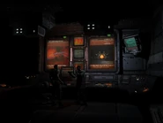 Monitor displays the teleporter of Delta Labs 4.