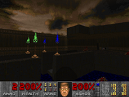View from the pilier the player is teleported to when exiting Secret #1.