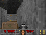 A box of  in a secret area of , in .