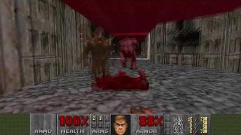 Doom (1993) - E2M2 Containment Area 4K 60FPS