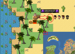 Pirate "X" on an island at the northwest corner of the wolrd map (top-left corner of your screen)