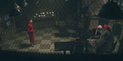Laura talks to Brotherhood of Evil