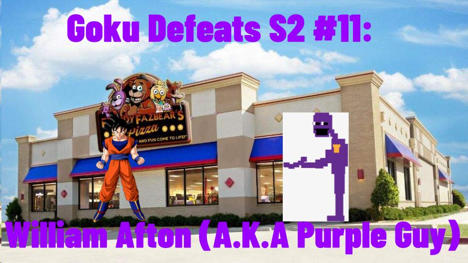 A Purple Man vs A Funky Robot (William Afton vs Furnace Sonic) (4-0-0)