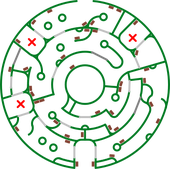 A map of Bramble's maze
