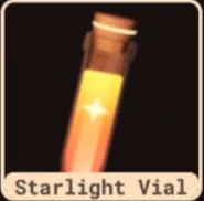 A Starlight Vial shown in the Admin Panel.