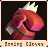 The Boxing Gloves inside of the Admin Panel.