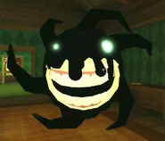 Screech but green from the "You Finally Turn Green" candy.