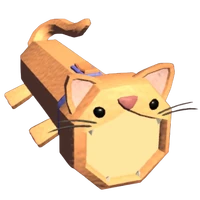 Orange kitty flashlight