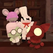 Another new painting for the event, titled "Collab".