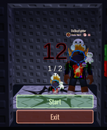 The RETRO MODE elevator.