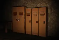 Devlog #17 (June 12, 2025) A scrapped concept of an entity that appears to be some sort of mimic made of flesh that imitates objects such as locker's. This likely inspired Monuments.