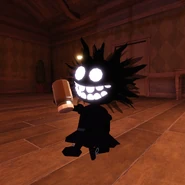 Sally holding Vitamins.