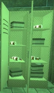 4 Vitamins in 2 locker.