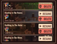 Devlog #23 (June 18, 2025) A finished and fully functional saves system.