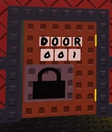 A locked Retro Mode door.