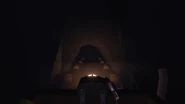 What appears to be a scrapped version of The Minecart Rails seen in the trailer.