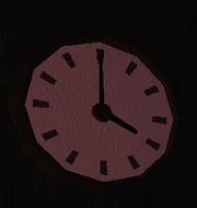 A clock, the main reason of Dread's existence.