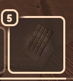 A half loaded chocolate bar candy.