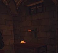 Stardust found in a basement room next to a lever.