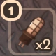 2 fuses in the player's inventory