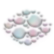 Eyes with their eyes closed.