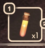 A Vial of Starlight from the “Prize inside” Candy, while also being in the reception.