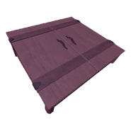 CourtyardBasementDoor1.png (189 KB) The basement door after a player used Shears on it.