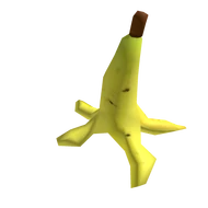 The banana peel's render.