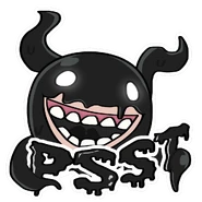 A sticker of Screech with the word "PSST". The sticker's name being "Screech".